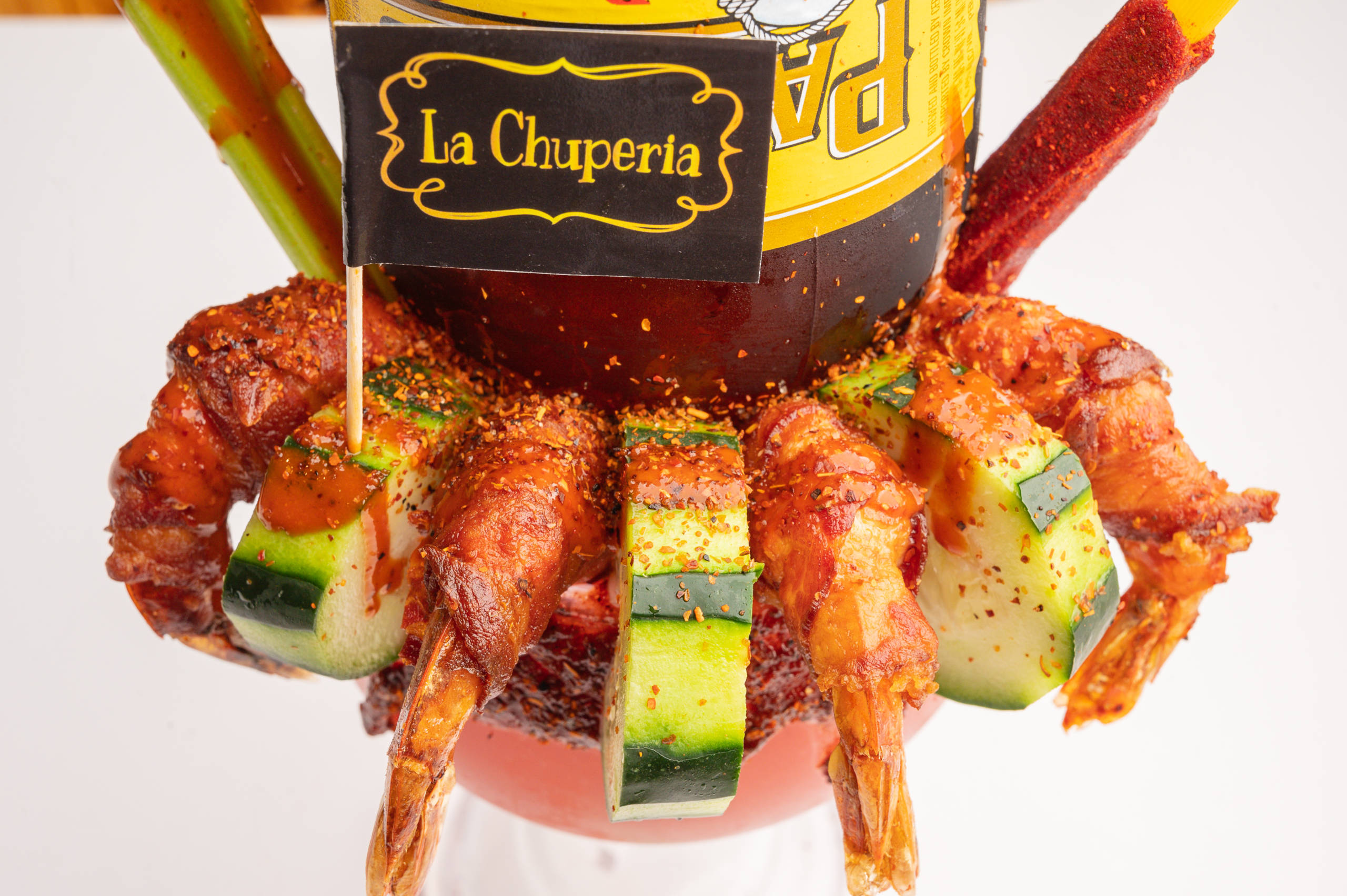 La Chuperia - The Miche Spot - Menu Chuper Ballena Bacon Michelada