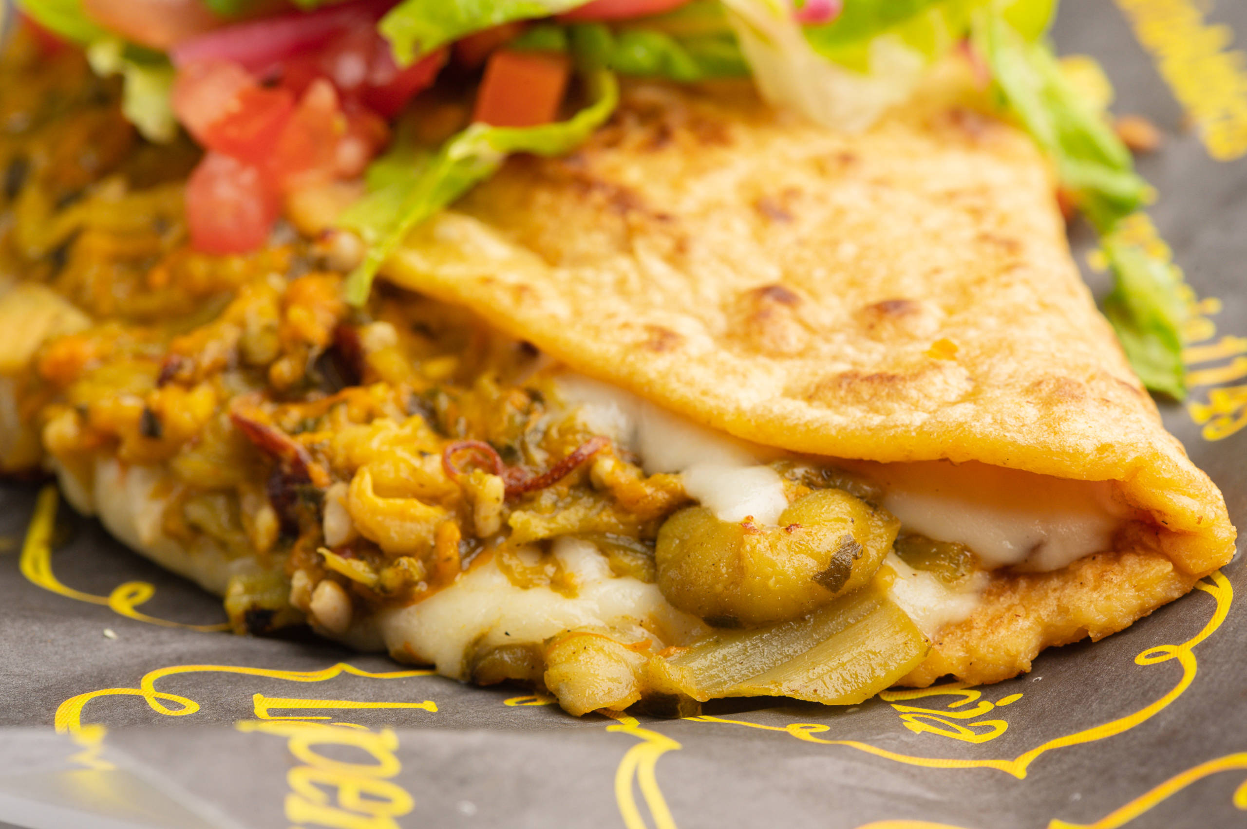 La Chuperia - The Miche Spot - Menu Quesadilla de Flor de Calabaza